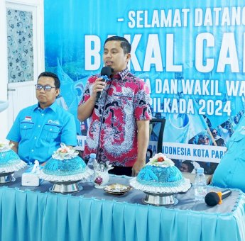 Bacalon Wali Kota Tasming Hamid: Kami Siap Bersama Gelora Membangun Parepare