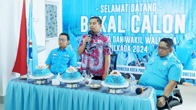 Bacalon Wali Kota Tasming Hamid: Kami Siap Bersama Gelora Membangun Parepare
