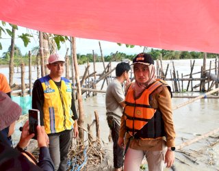 Bersama BBWS Pompengan Jeneberang Indah Tinjau Tanggul Jebol Di Pombakka