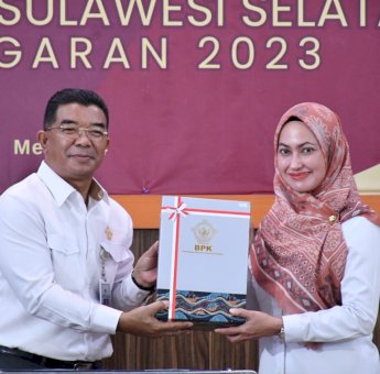 Indah Putri Indriani Bawa Pemkab Luwu Utara Raih Opini WTP ke- 12