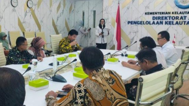 Suasana Pertemuan Pemkab Kukar bersama KKP. (Istimewa)