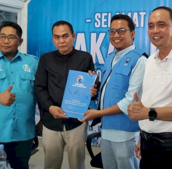 Taqyuddin Djabbar Kembalikan Formulir di Partai Gelora, Siap Bertarung di Pilkada Parepare 2024
