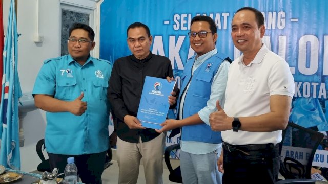 Taqyuddin Djabbar Kembalikan Formulir di Partai Gelora, Siap Bertarung di Pilkada Parepare 2024