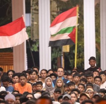 Libatkan Huadi Group, Serikat Buruh di Bantaeng Nobar Semifinal Indonesia Vs Uzbekistan