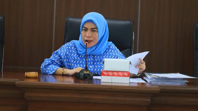 Ketua Pansus Ranperda Kesehatan Ibu dan Anak DPRD Sulsel, Rismawati Kadir Nyampa. (Foto: Istimewa)