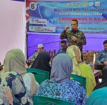 Persoalan Air Bersih di Kelurahan Mariso Jadi Perhatian Serius Hasanuddin Leo