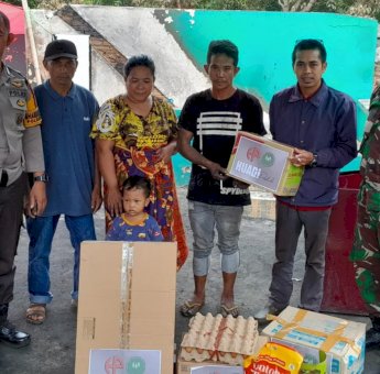 Bukti Kepedulian Huadi Group, Salurkan Bantuan Untuk Korban Kebakaran di Bantaeng