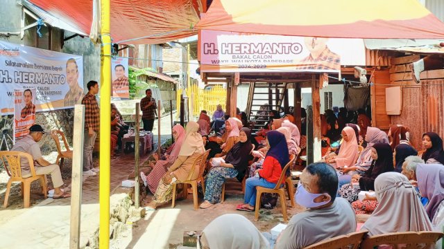 Warga Lapadde Siap Dukung Hermanto Maju di Pilkada Parepare 2024