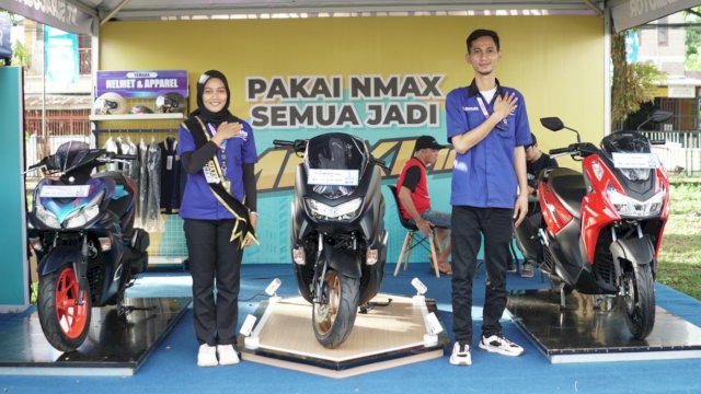 PT Suracojaya Abadimotor (SJAM) menggelar kegiatan MAXI Roadshow Grassroot di Lapangan Mangga Tiga Daya, Makassar, Jumat (17/5/2024). (Foto: Istimewa)