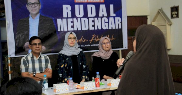 Pilwali Makassar, Rusdin Abdullah Sapa Masyarakat dengan Program Rudal Mendengar