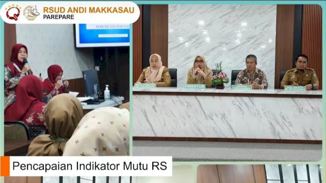 Komite Mutu RSUD Andi Makkasau Parepare Paparkan Capaian Indikator Mutu