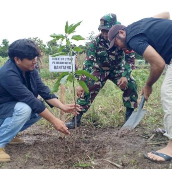 Kolaborasi dengan Kodim 1410 Bantaeng, Huadi Group Lakukan Penanaman Pohon Serentak