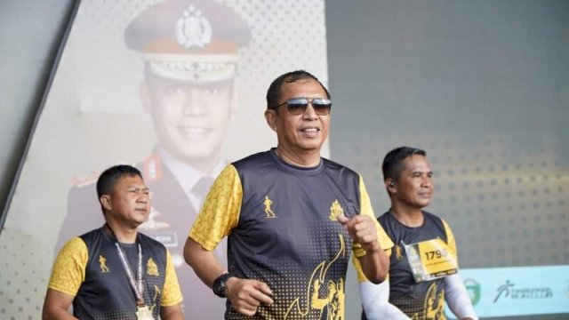 Akbar Ali Turut Serta dalam Bhayangkara Run