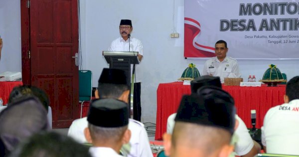 Wabup Gowa: Desa Pakkatto Harus Jadi Pelopor Desa Anti Korupsi