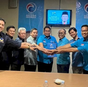 Tasming Hamid Serius Gaet Dukungan Partai Gelora untuk Pilkada Parepare