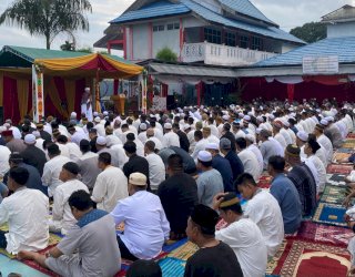 Ratusan Warga Binaan Lapas Kotabaru Sambut Idul Adha 1445 Hijriah dengan Khidmat