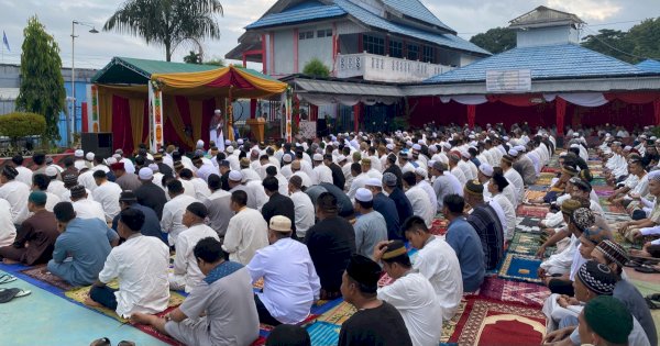 Ratusan Warga Binaan Lapas Kotabaru Sambut Idul Adha 1445 Hijriah dengan Khidmat