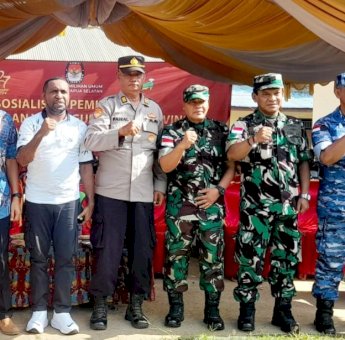 Dorong Partisipasi Pemilih, KPU Papua Selatan Sosialisasi Pilgub di Sidomulyo Melalui Kesenian Kuda Lumping