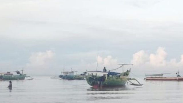Kapal-Kapal Nelayan Merauke di Pantai Lampu Satu Merauke sebelum melaut ke perairan Torasi perbatasan RI, Papua Nugini dan Australia. (Foto Dokumen)