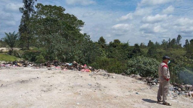 Tempat Pembuangan Sampah (TPS) Kecamatan Kembang Janggut. (Istimewa)
