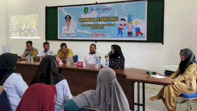 Pemdes Kecamatan Samboja adakan kegiatan rembuk stunting. (Istimewa)