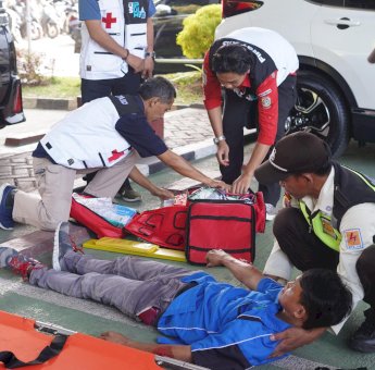 Pegawai PLN UIP Sulawesi Simulasikan Situasi Tanggap Darurat Kebencanaan