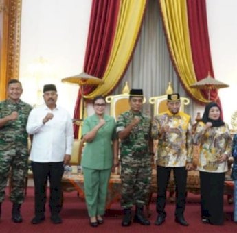 Bupati Kukar dan Sultan Kutai Kartanegara Terima Kunjungan Danrem 091/ASN, Bahas Sinergitas Ketahanan Pangan