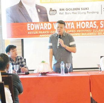 Temui Warga Ujung Pandang saat Pengawasan APBD Sulsel, Edward Horas Bahas Evaluasi Soal PPDB
