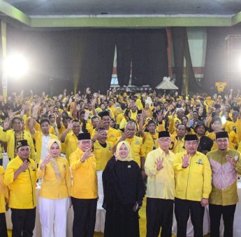 1.200 Kader Golkar Siap Menangkan Erat Jadi Walikota Parepare