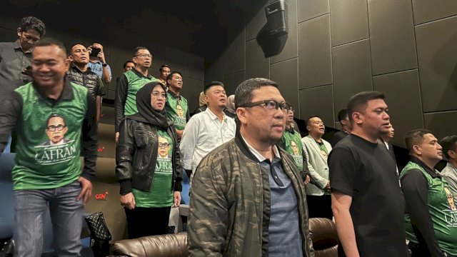 MN KAHMI hadirkan tokoh lokal hingga Ketua OSIS se-Kota Makassar di nonton bareng Film LAFRAN di Makassar yang berlangsung di XXI Panakkukang Square, Minggu (02/06/2024). (Dok. MN KAHMI)