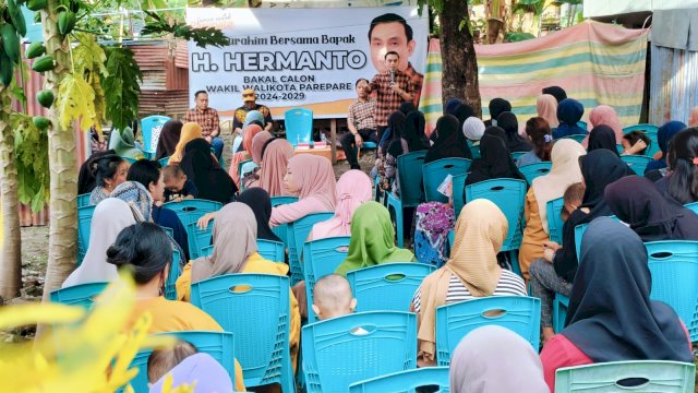 Hermanto Konsisten Sosialisasi, Warga Nilai Layak jadi Calon Wakil Wali Kota Parepare