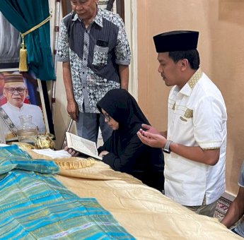 Faisal Andi Sapada Meninggal Dunia, Andi Nurhaldin Melayat Sampaikan Duka Cita Mendalam