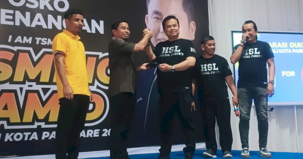 HSL Resmi Dukung Tasming Hamid sebagai Calon Wali Kota Parepare