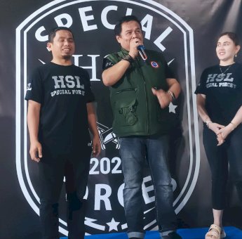 Posko Induk HSL Special Force Diresmikan, Siap Menangkan Tasming Hamid di Pilkada Parepare