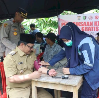 Sambut Hari Bhayangkara, Huadi Group Gelar Pemeriksaan Kesehatan Gratis