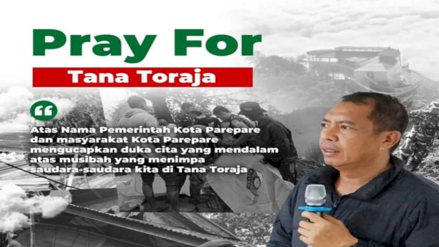 Longsor di Tana Toraja, Pj Wali Kota Parepare Akbar Ali Turut Berduka