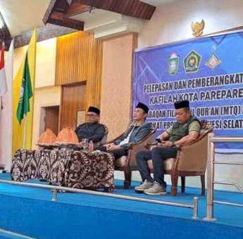 Pemkot Parepare Lepas Kontingen Musabaqah Tilawatil Qur&rsquo;an