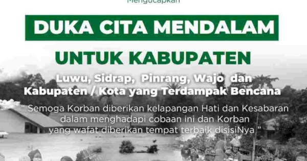 Pemkot Parepare Turut Berduka atas Bencana Banjir dan Tanah Longsor di Sulsel