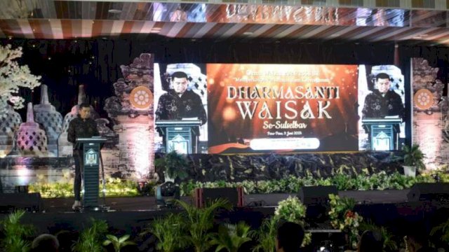 Perayaan Dharmasanti Waisak se-Sulselbar, Pemkot Parepare Ajak Jaga Keberagaman