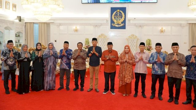 Pj Wali Kota Akbar Ali Bareng Jajaran Pemkot Parepare Halal Bihalal bersama Pj Gubernur Sulsel