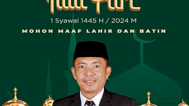 Pj Wali Kota Parepare Ucapkan Selamat Idulfitri