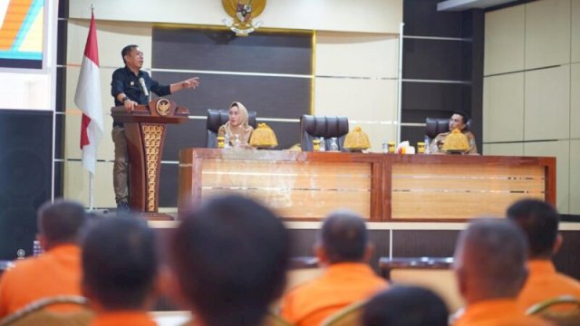 Sosialisasi Rawan Bencana, Akbar Ali Tekankan Pentingnya Sinergitas Seluruh Elemen