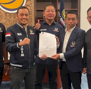 Duet di Pilkada Sidrap, Syaharuddin Alrif dan Nurkana’ah Resmi Kantongi Rekomendasi NasDem