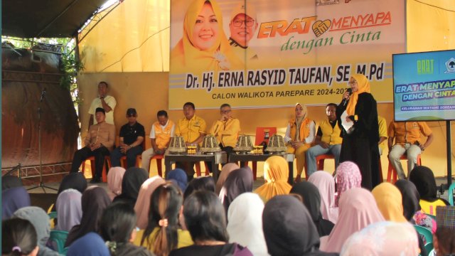 Menyapa Watang Soreang, Erna Rasyid Taufan Tegaskan Komitmen Teruskan Pembangunan Parepare