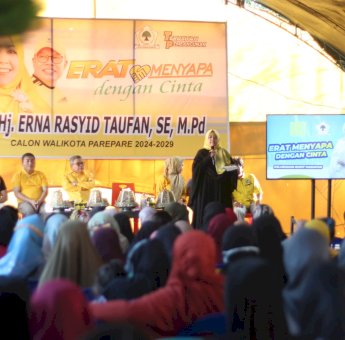 Warga Bukit Harapan Antusias Hadiri ERAT Menyapa: Kaharuddin Kadir Sebut Tanda-tanda Kemenangan Erna Rasyid Taufan