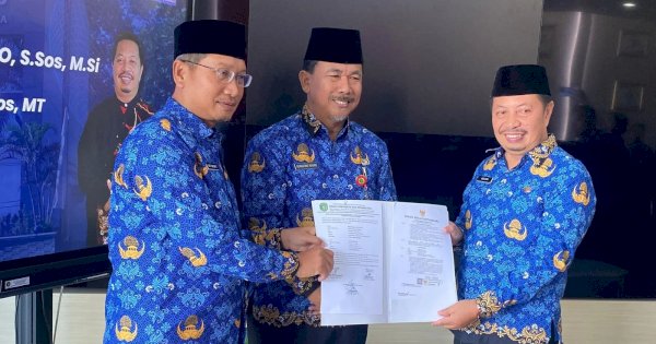 Diskominfo Bersalin Pemimpin, Sekda Sunggono: Harus Siap Hadapi Tantangan