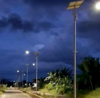 Warga Tak Perlu Was-was Lagi, Tenggarong Seberang Dapatkan Penerangan Jalan