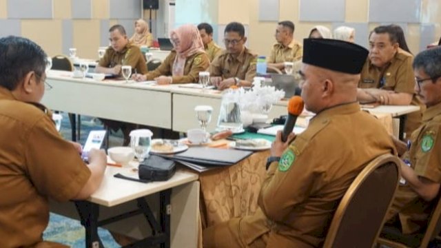 Suasana rapat koordinasi membahas kerjasama penyelenggaraan pendidikan. (Istimewa)