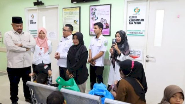 Tinjauan Bupati Kukar, Edi Damansyah di RSUD AM Parikesit Tenggarong Seberang. (Istimewa)