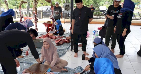 Korpri Kukar Berbagi Hewan Kurban untuk 100 ASN dan Non ASN di Tenggarong